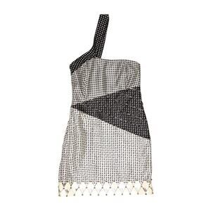 Versace Silk Mini Dress - XS Black